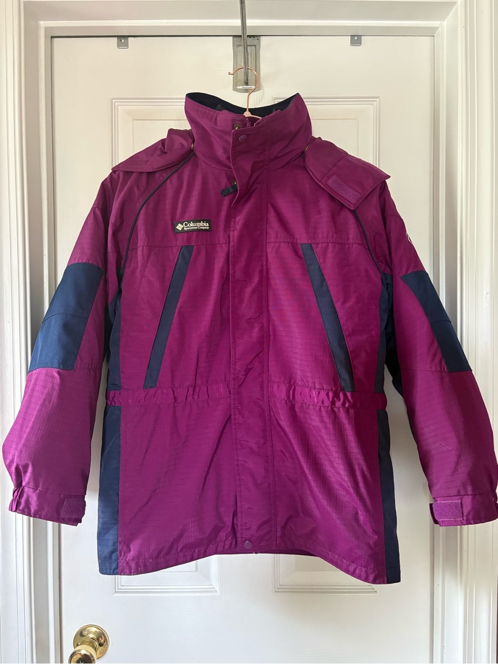 Columbia Magenta and Navy Ski Jacket